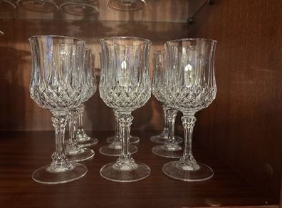 crystal wine glasses