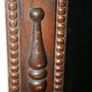 Vintage Heavy Oak Mirror Image 5
