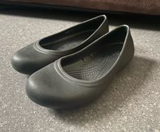 Women's At Work Slip Resistant Ballet Flats Crocs UK3
