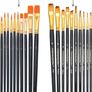20pcs Bulk Art Painting Brush Set for Acrylic Watercolor Gouache Hobby Craft Face Painting Image 3