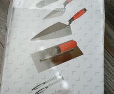 6 Piece Brick Laying and Plastering Trowel Set.