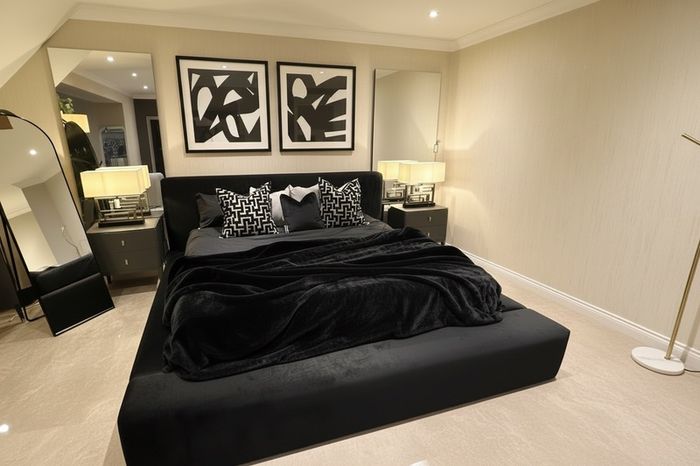 Gas lift super king ottoman bed brand new half price