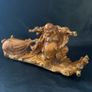 Vintage Maitreya Buddha figure carrying money bag Image 4