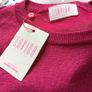 BNWTS Savida pink sparkle Frill Lightweight jumper Medium includes post Image 5