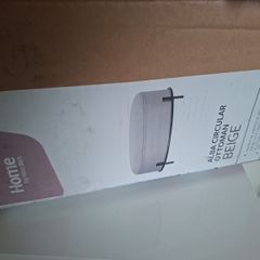 BNIB Alba Circular Ottoman Beige