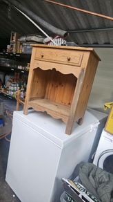 pine side table