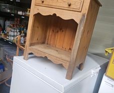 pine side table