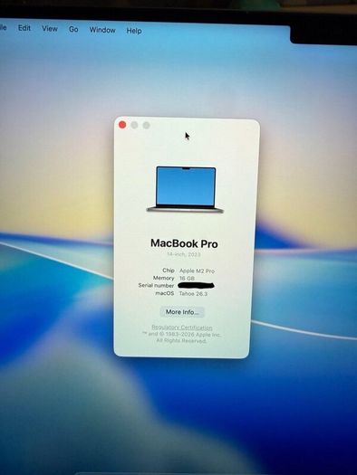 Macbook Pro 14" M2 Pro (2023) | 16gb | 512gb Ssd