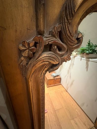 Large ornate mirror