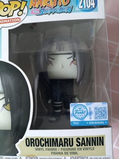 Funko Pop Naruto Shippuden Tsunade 2105 and Orochimaru 2104