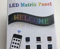 LED Matrix Panel RGB Flexible Car Display Screen App Controlled