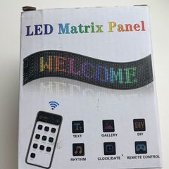 LED Matrix Panel RGB Flexible Car Display Screen App Controlled