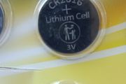 CR 2016 button cell battery - Free shipment