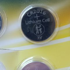 CR 2016 button cell battery - Free shipment