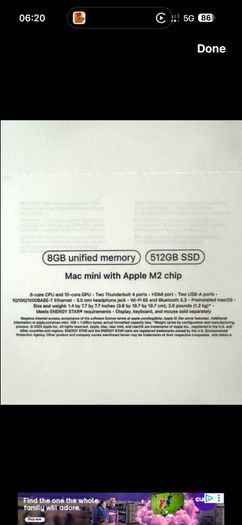 Mac Mini M2 512gb Ssd