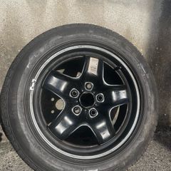 spare tyre and rim