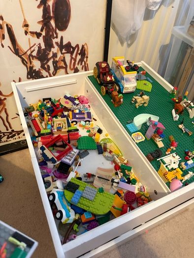 Lego storage table