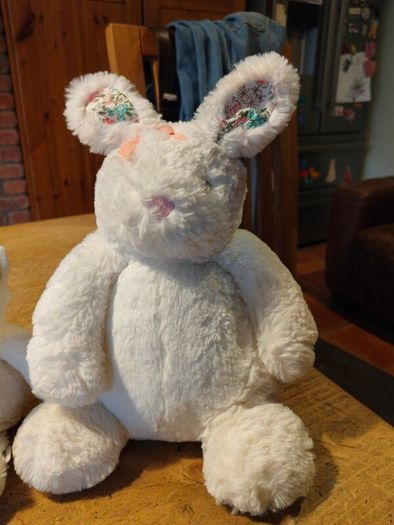 2 plush Rabbit and bear, Mamas & Pappas, Next.