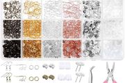 Making Kit, Shynek 2343pcs Earring Making Supplies with Earring Hooks, Jump Rings, Earring Posts, Earring Backs and Jewelry Pliers Tools for Earring Making and Jewelry Repair