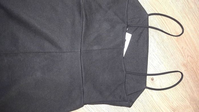 Bershka brand new black strappy dress size uk small