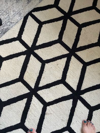 100% wool rug