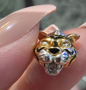 Pandora Disney Princess Jasmine Rajah Lab-grown Diamond Charm New