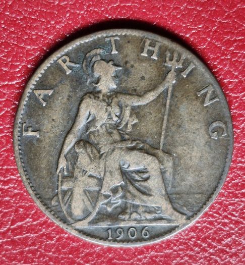 1906 Farthing EDWARD VII (1901/10)  coin