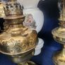 Six vintage oil lamps . Polished Image 3