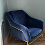 EzLiving satin style armchair Image 4