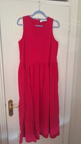 pink maxi dress
