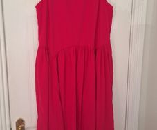 pink maxi dress