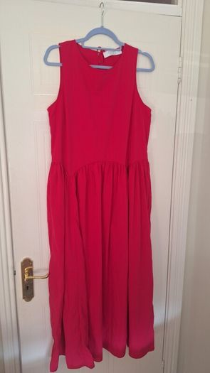 pink maxi dress