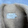 Vtg Blarney Lambswool Aran Knit Cardigan Chunky Cable Womens XL Double Breasted Image 2