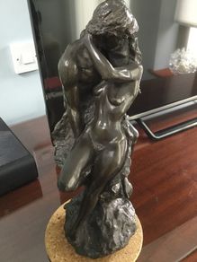 Robin Buick Bronze Sculpture - Kiss - Lovers