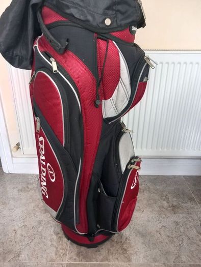 Spalding golf cart bag.