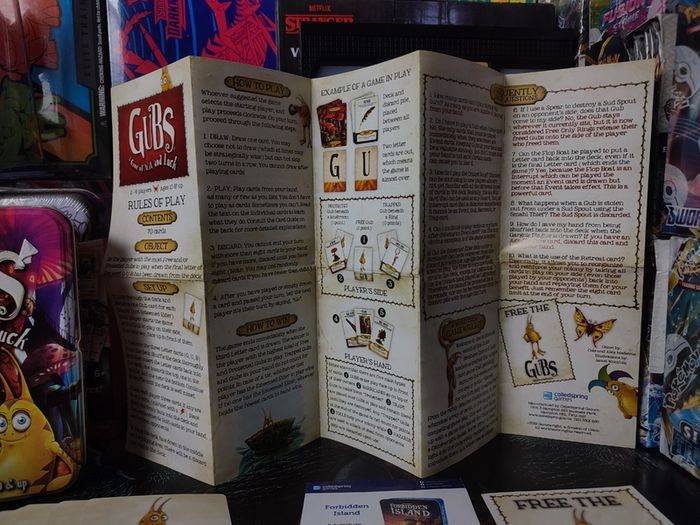 GUBS: A Game of Wit and Luck ! Card Game ! VERY RARE ! Complete ! 2011 ! by Gamewright !