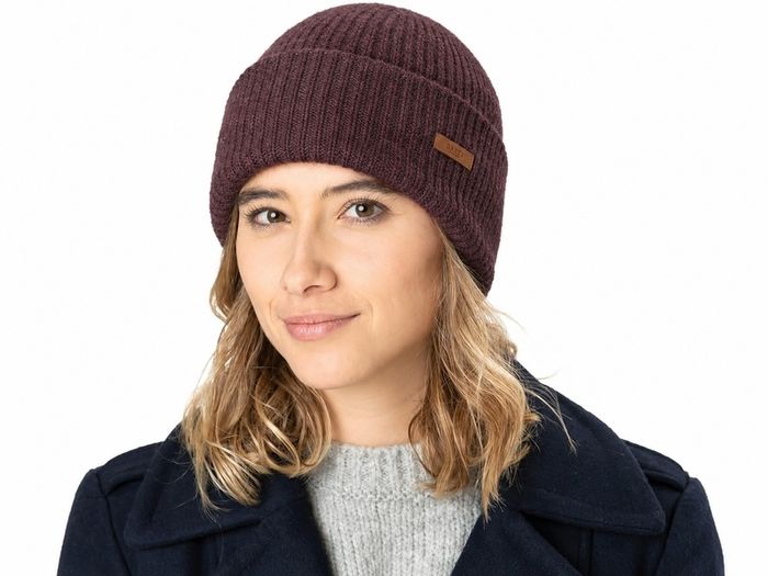 BARTS beanie with turnback hem
