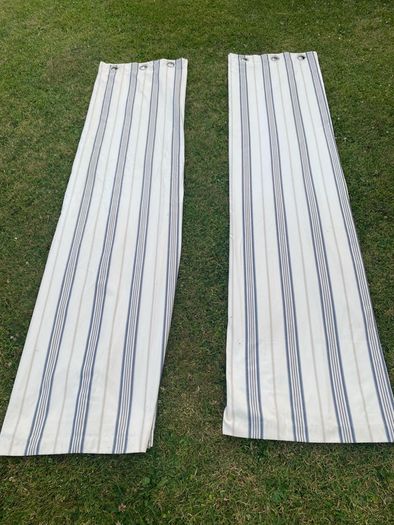 Fully lined curtains