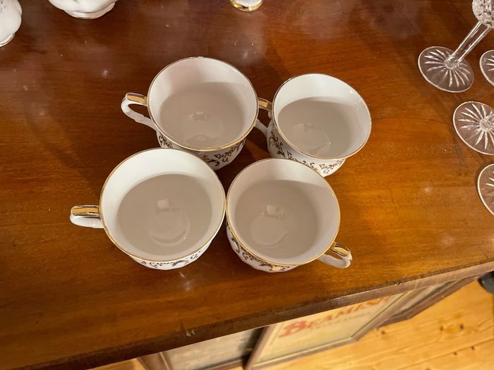 Vintage Old Foley James Kent Fine China Teacups  Staffordshire, England