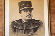 Framed 19th Photograph French Officer