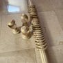 La Royale Cream 240cm Curtain Pole Image 6