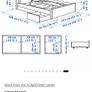 white double bed frame Image 2