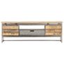 TV Cabinet 120x30x40 cm Solid Mango Wood Image 3