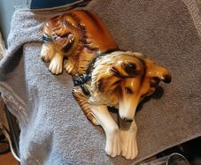 large cermic dog