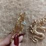 Golden Dragon Earrings Intricate & Bold Image 10