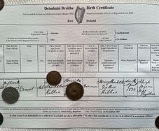 Ernest Shackleton - Irish Explorer - Birth Certificate