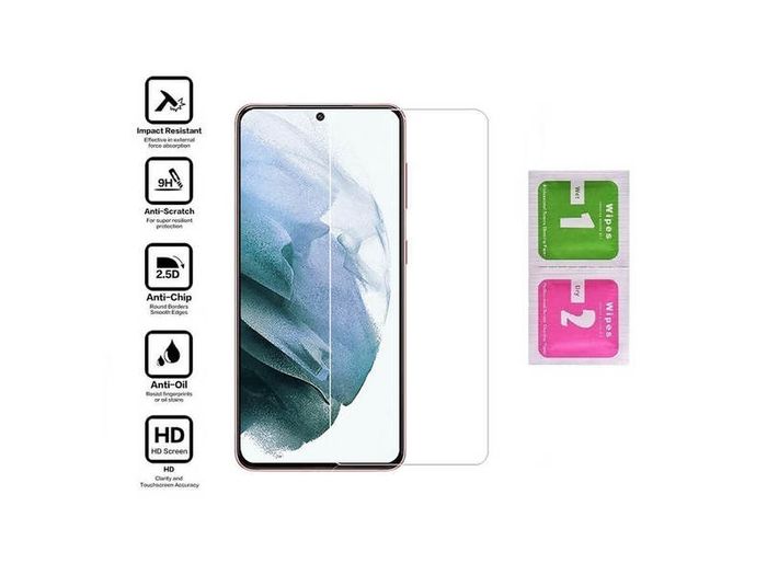 For Samsung Galaxy S21 Plus / 5G Tempered Glass Screen Protector Case Friendly - FHT14SMTG