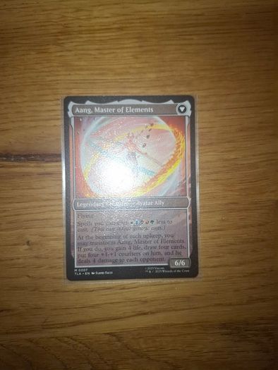 Magic the Gathering Avatar Aang Custom Commnder Deck