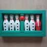 Wooden Christmas Festive Skittles Family Indoor Game Image 4