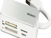 USB-A memory card reader for SDHC, microSD and MemoryStick